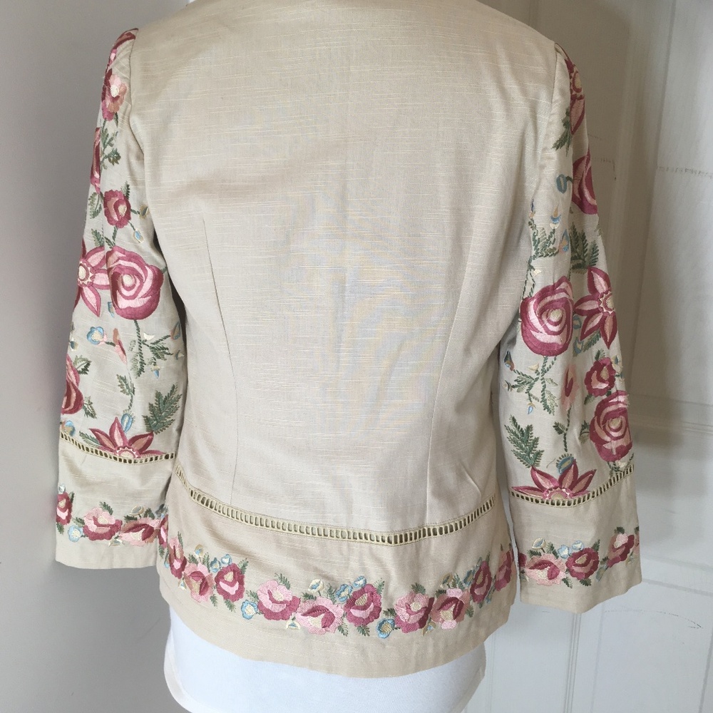 April Cornell embroidered jacket, size XS - Picture 4 of 4